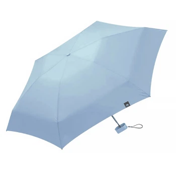 Мини-зонт Lesko 191T Blue карманный с чехлом капсулой