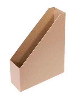 Лоток вертикальный iTEM, без рисунка, картон, 80 мм (502)