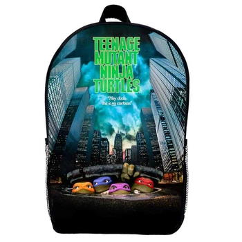Рюкзак Черепашки ниндзя детский (Gear bag TN mini 014) черный, 29 х 21 х 9 см
