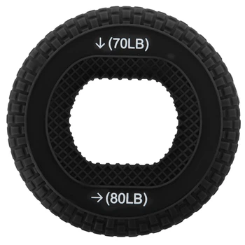 Эспандер кистевой силиконовый кольцо Zelart Fit 472-1 нагрузка 70-80LB Black