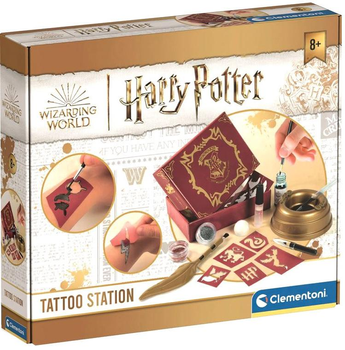 Zestaw kreatywny Clementoni Harry Potter Tattoo Station (8005125187133)