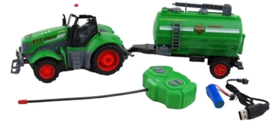 Трактор на радіокеруванні Dromader із цистерною Зеленою (6900313213248)