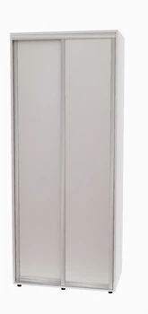 Шкаф-купе двухдверный Алекса 120*45*230 см Белый 2 двери ДСП