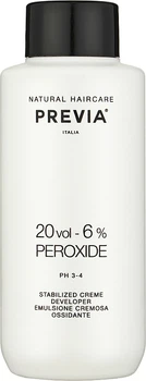 Окислювач для фарби для волосся - Previa Creme Peroxide 20 Vol 6% 150ml (334987-137071)