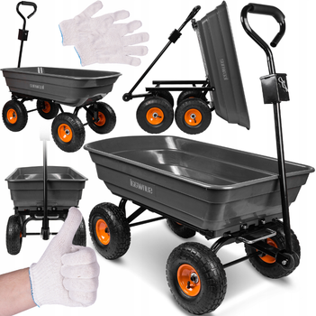 Тележка садовая Maltec 75л