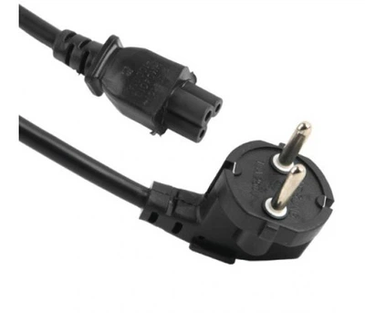 Кабель живлення Schuko PC-186 CEE7/7-IEC C5, 1.5M, 0.75mm, для ноутбука, OEM Q25/250