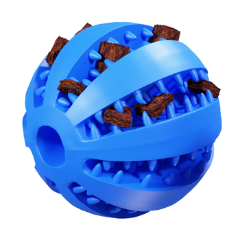 Интерактивный мяч для собак Dog Treat Toy Ball, Small blue