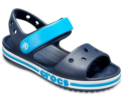 Детские кроксы босоножки Crocs Bayaband C9 25-26 синий/голубой