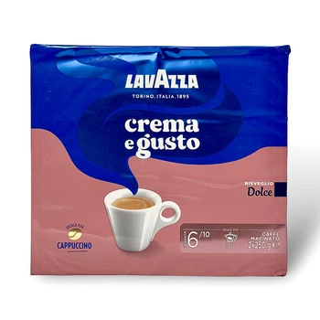 Кава мелена LAVAZZA crema e gusto dolce 2x250г