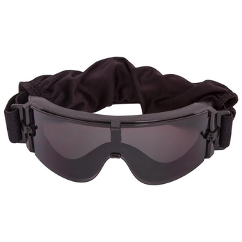 Очки защитные маска со сменными линзами и чехлом SILVER KNIGHT TY-X800 Черный