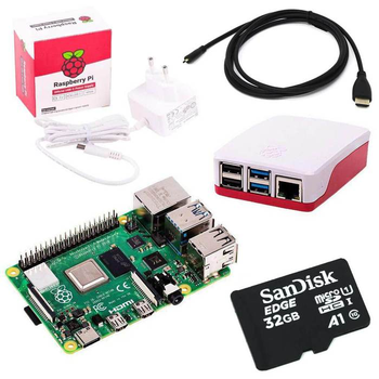Мінікомп'ютер Raspberry Pi 4 Model B Starter Kit - 4GB