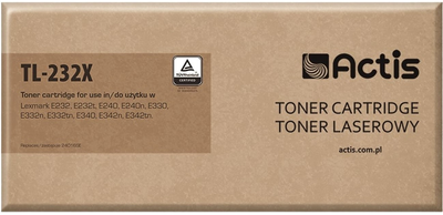 Toner cartridge Actis do Lexmark 24016SE/34016SE Standard Black (TL-232X)
