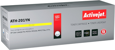 Тонер-картридж Activejet для HP 201A CF402A Supreme Yellow (ATH-201YN)