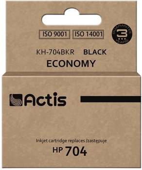 Wkład atramentowy Actis do HP 704 CN692AE Standard Black (KH-704BKR)