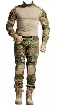 Комплект одягу мультикам літній камуфляж форма M-65-73 кг, зріст 170-175 військове забарвлення
