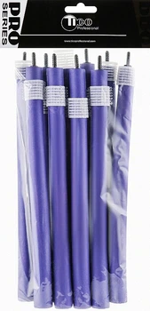 Бигуди гибкие TICO 240мм D18мм 10шт синие фиолет