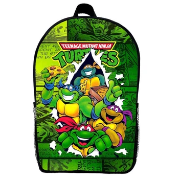 Рюкзак Черепашки ниндзя детский (Gear bag TN mini 011) черный, 29 х 21 х 9 см