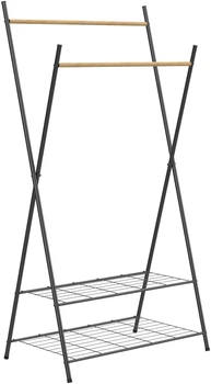 Стойка для одежды Casa Si Garment Rack Bamboo Black (CS92309W04) (DAS302433)