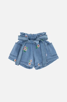 Шорти джинсові для дівчинки ALG блакитний 110 ЦБ-00246195