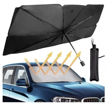 Сонцезахисна шторка-парасолька Car Umbrellas для лобового скла автомобіля, захист від сонця