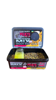 Метод мікс з ліквідом Carptronik Method mix Multi Box Кукурудза/Часник