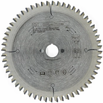 Пильный диск Stehle HW для ручных машин по алюминию 160х2,2/1,6х20 Z=56 TR-F-N (58115042)