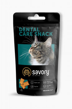 Хрустящие лакомства Savory Snack Подушечки для поощрения кошек здоровье зубов 60 г (4820232631478)