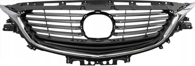 Решетка радиатора AVTM Mazda 6 16-18 GJ с молдингами ABS черный хром Мазда 6 АМ0052161