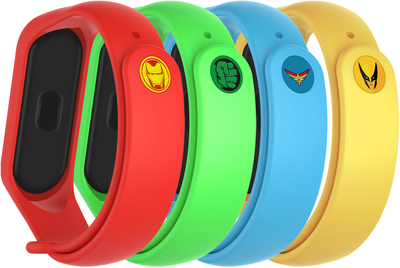 Комплект ремінців ArmorStandart для Xiaomi Mi Smart Band 7/6/5 4 шт Superhero Edition (ARM77059)