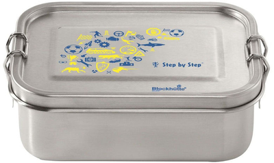 Pojemnik na lunch Step by Step Blue Yellow 20.5 x 14.5 x 7 cm Multicolor (4047443467225)