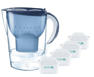 Фильтр-кувшин Brita Marella XL Блакитний + 4 картриджа