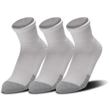 Носки Under Armour 1353262-100 Heatgear Quarter 3 пари Білий LG (192811960434)