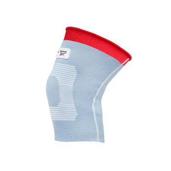 Фиксатор колена Reebok Speedwick Knee Support білий, червоний RRSU-14325 L (885652015929)