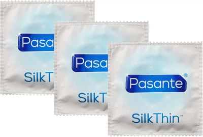 Презервативи Pasante Silk Thin Ультратонкі 3 шт (ROZ6400230451)