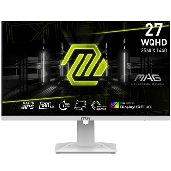 Монитор 27" MSI MAG 274QRFW IPS безрамочный/поворотный экран Белый