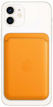 Гаманець Apple Leather Wallet with MagSafe для iPhone 14/14 Pro California Poppy (194252169704)