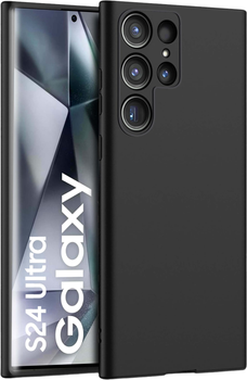 Панель Connect Premium Quality Magnetic Soft Touch для Samsung Galaxy S24 Ultra Black (4752192084356)