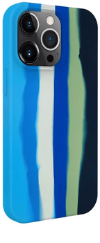 Etui plecki Evelatus Silicone Case Multi-Colored do Apple iPhone 13 Pro Max Blue (4752192063283)