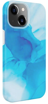 Панель Evelatus Premium Silicone Case Customized Print для Apple iPhone 14 Blue (4752192063016)