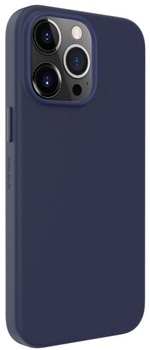 Панель Evelatus Genuine Leather Case MagSafe для Apple iPhone 14 Pro Max Blue (4752192060541)
