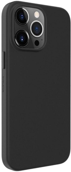 Etui plecki Evelatus Leather Case Zipper Design Flower do Apple iPhone 14 Pro Max Black (4752192074319)