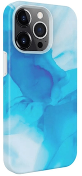 Панель Evelatus Premium Silicone case Customized Print для Apple iPhone 14 Pro Blue (4752192063061)