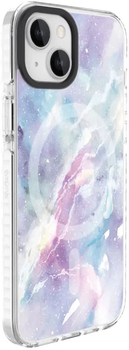 Etui plecki Evelatus MagSafe Customized Print do Apple iPhone 15 Purple (4752192067151)
