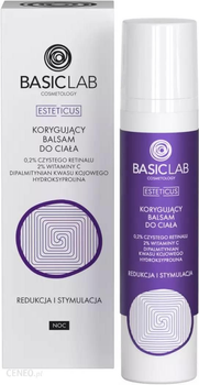 Balsam do ciała Basiclab Esteticus korygujący 0.2% czystego retinalu 100 ml (5904639171023)