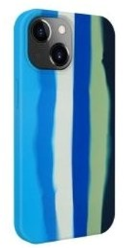 Etui plecki Evelatus Silicone Case Multi-Colored do Apple iPhone 15 Plus Blue (4752192068431)
