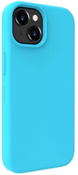 Etui plecki Evelatus Premium Magsafe Soft Touch Silicone Case do Apple iPhone 15 Cyan/Blue (4752192066628)