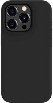 Etui plecki Evelatus Magsafe Soft Touch Silicone Case do Apple iPhone 15 Pro Premium Black (4752192066703)