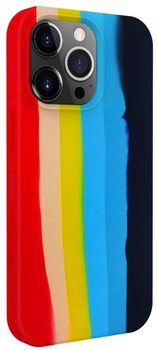 Etui plecki Evelatus Silicone Case Multi-Colored do Apple iPhone 15 Pro Rainbow (4752192068479)