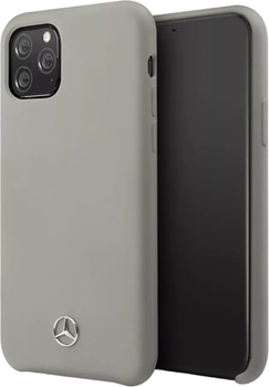 Панель Mercedes-Benz Liquid Silicone Case для Apple iPhone 11 Pro Grey (3700740459874)
