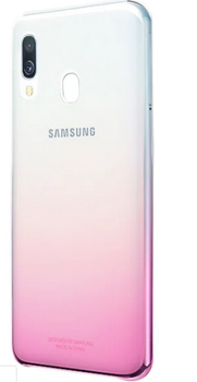 Etui plecki Samsung Gradation Cover do Galaxy A40 Pink (8801643776985)